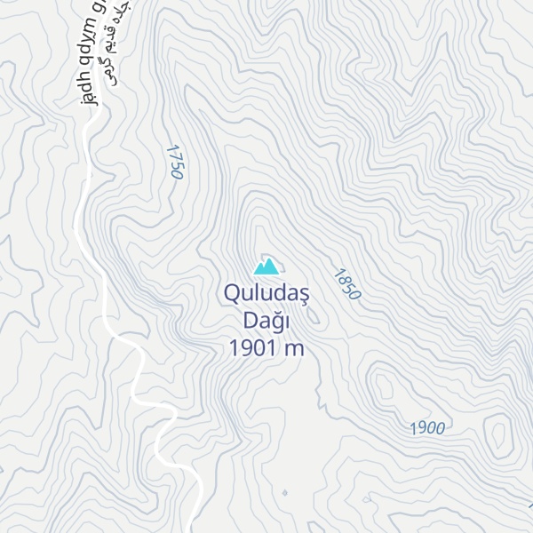 Map of Quludaş Dağı