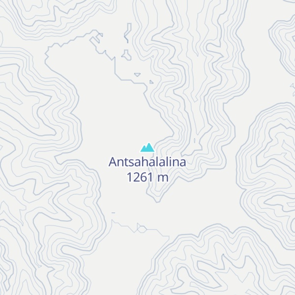 Map of Antsahalalina