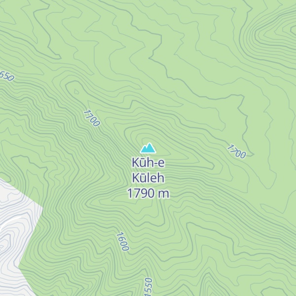Map of Kūh-e Kūleh
