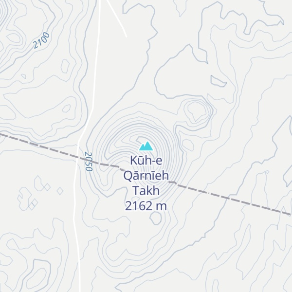 Map of Kūh-e Qārnīeh Takh