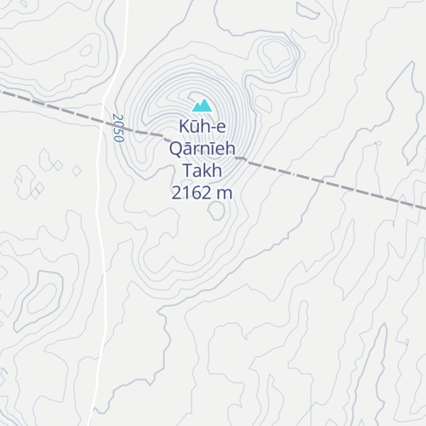 Map of Kūh-e Qarīneh