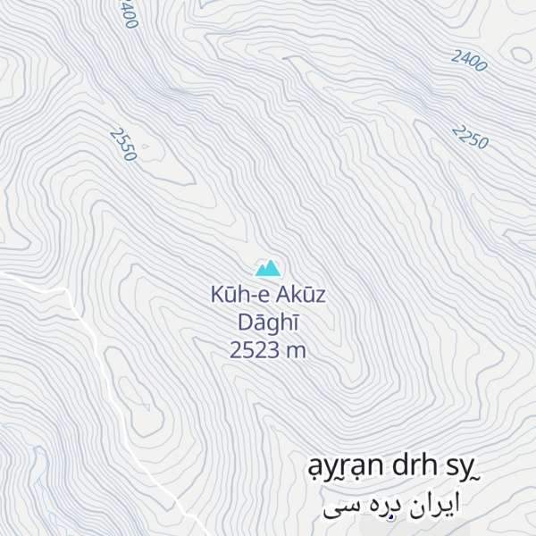 Map of Kūh-e Akūz Dāghī