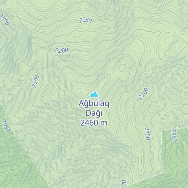 Map of Ağbulaq Dağı