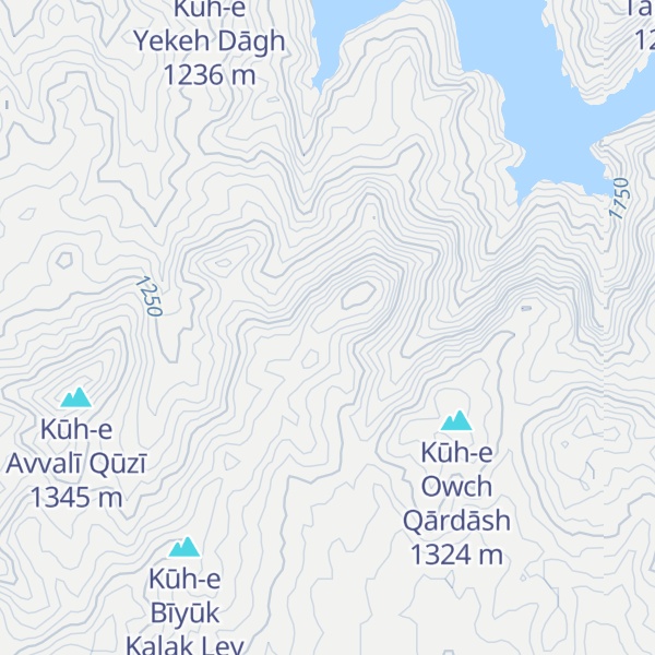 Map of Kūh-e Vanī Dāghī