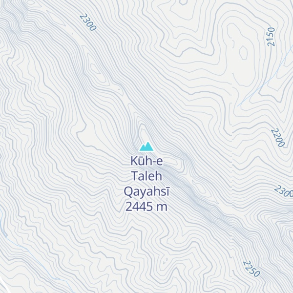 Map of Kūh-e Taleh Qayahsī