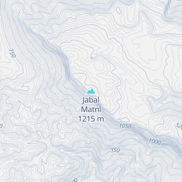 Map of Jabal Matnī