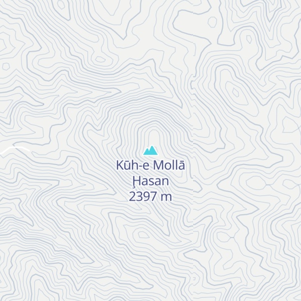Map of Kūh-e Mollā Ḩasan