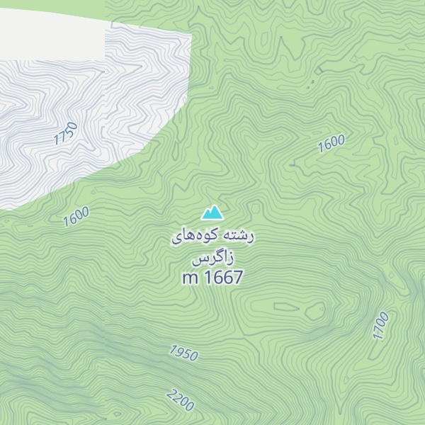 Map of رشته کوه‌های زاگرس