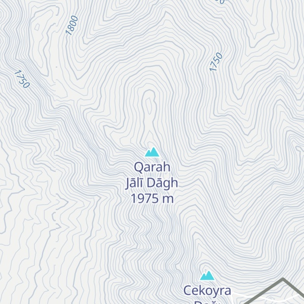 Map of Qarah Jālī Dāgh