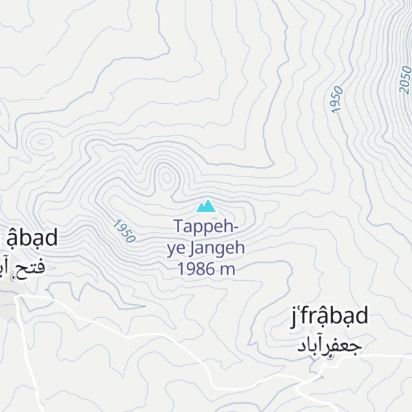 Map of Tappeh-ye Jangeh