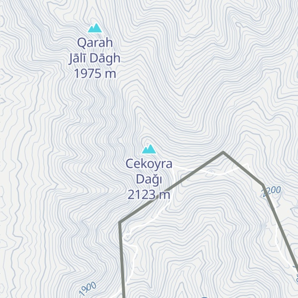 Map of Cekoyra Dağı