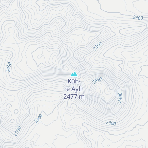 Map of Kūh-e Āylī
