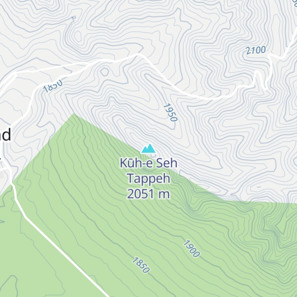 Map of Kūh-e Seh Tappeh