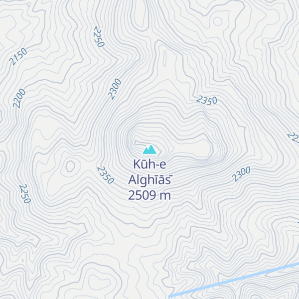 Map of Kūh-e Alghīās̄