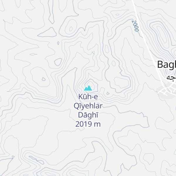 Map of Kūh-e Qīyehlar Dāghī