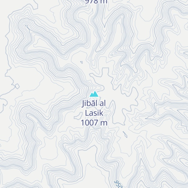 Map of Jibāl al Lasik