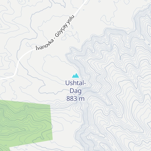 Map of Ushtal-Dag