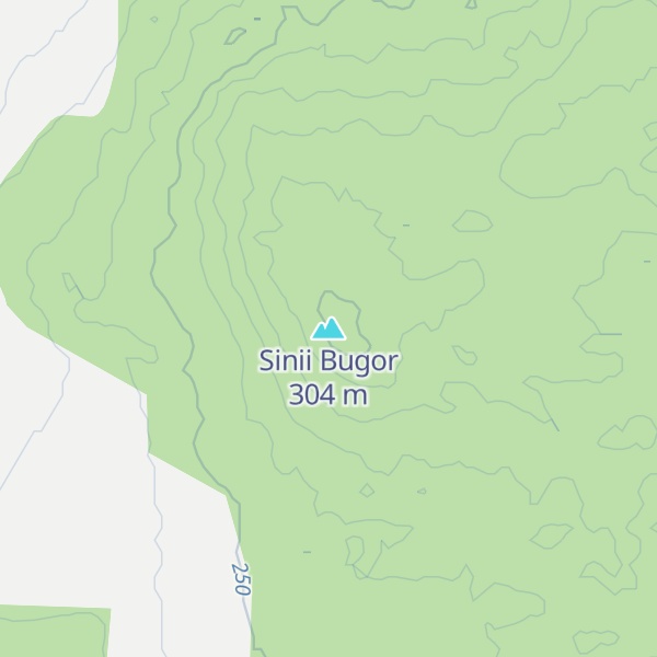 Map of Sinii Bugor