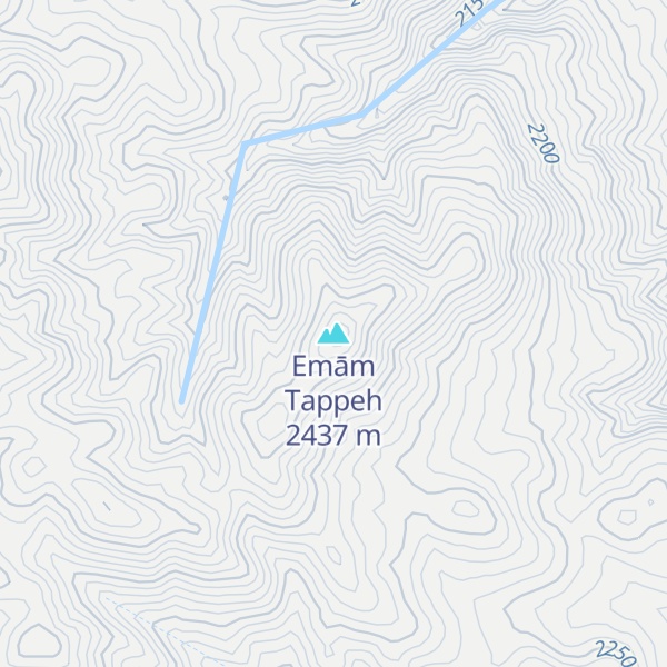 Map of Emām Tappeh