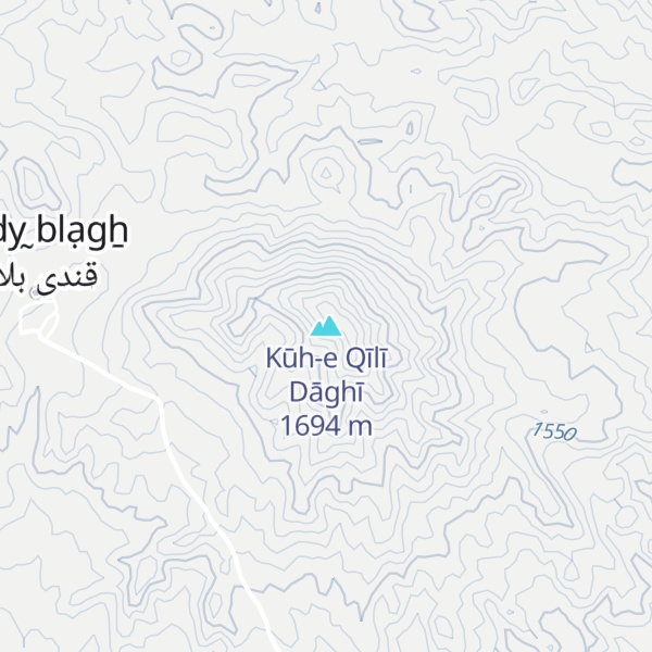 Map of Kūh-e Qīlī Dāghī