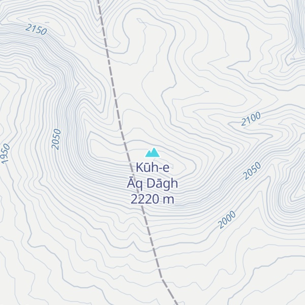 Map of Kūh-e Āq Dāgh