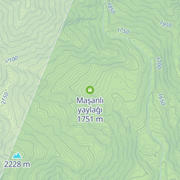 Map of Maşanlı yaylağı