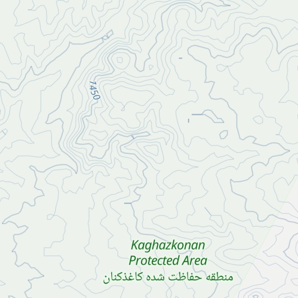 Map of Kūh-e Dāvādām