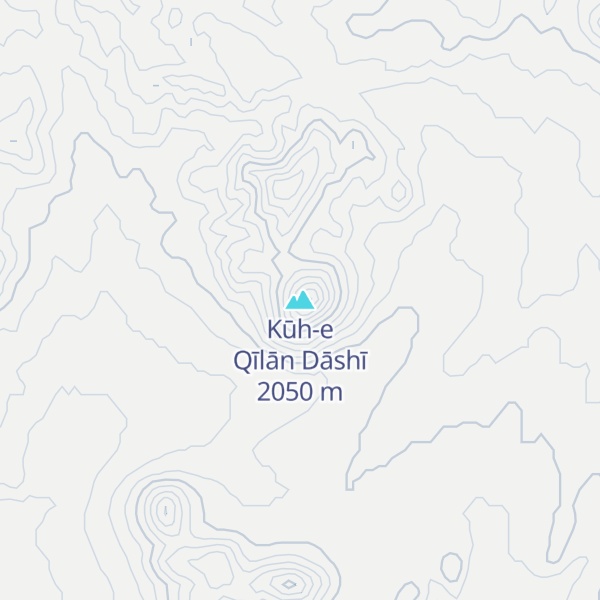 Map of Kūh-e Qīlān Dāshī