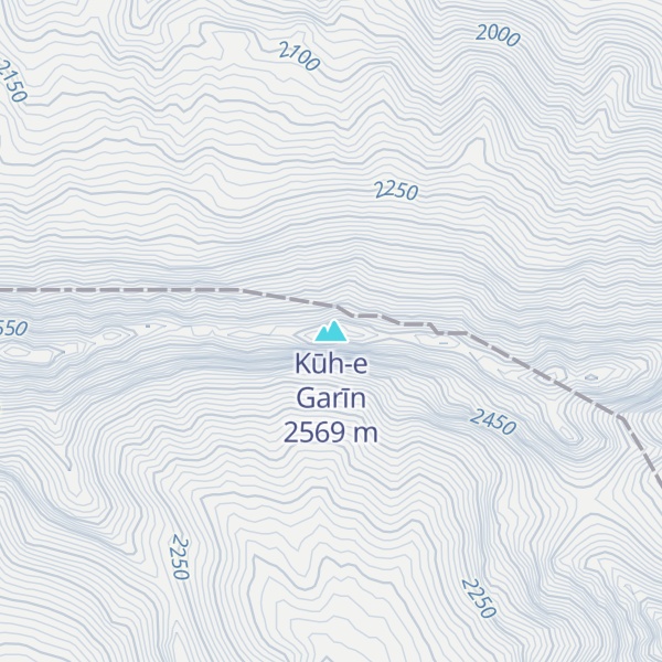 Map of Kūh-e Garīn