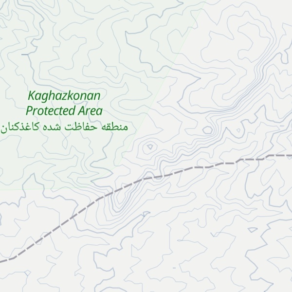 Map of Kūh-e Kūshkan