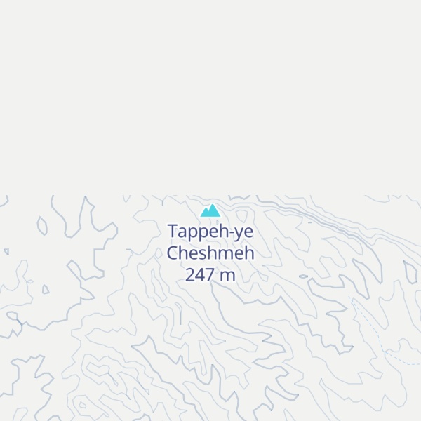 Map of Tappeh-ye Cheshmeh