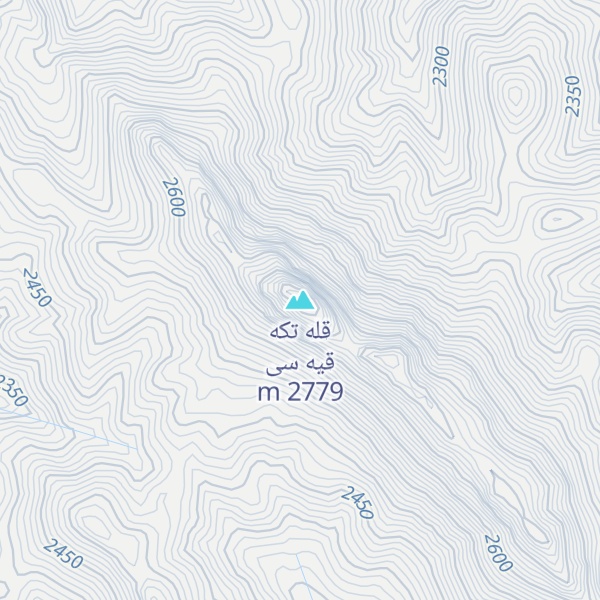 Map of قله تکه قیه سی
