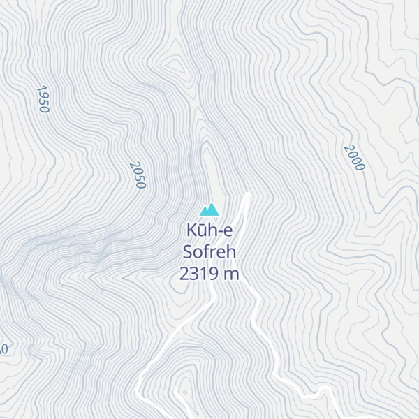 Map of Kūh-e Sofreh
