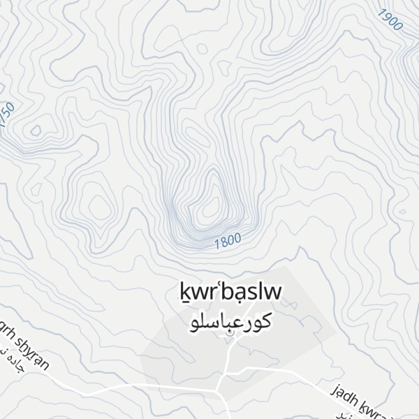 Map of Kūh-e Bīnūyūghūn