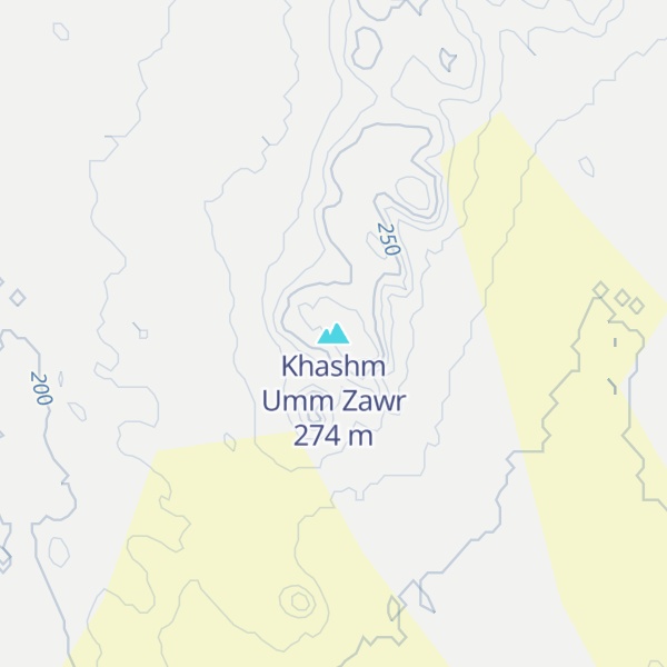 Map of Khashm Umm Zawr
