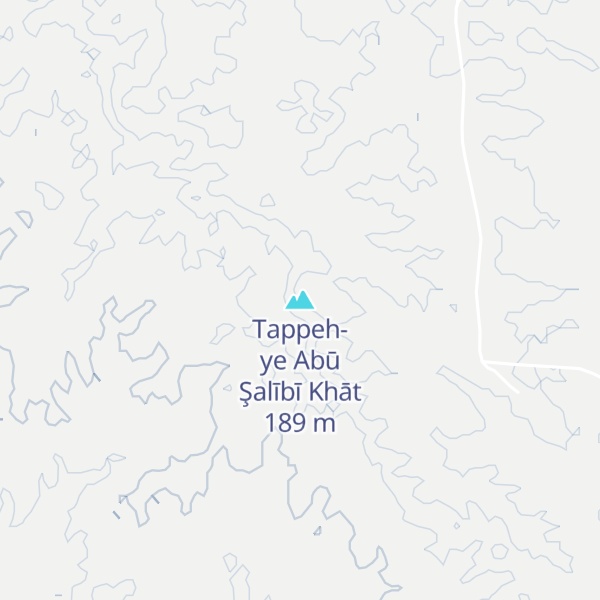 Map of Tappeh-ye Abū Şalībī Khāt