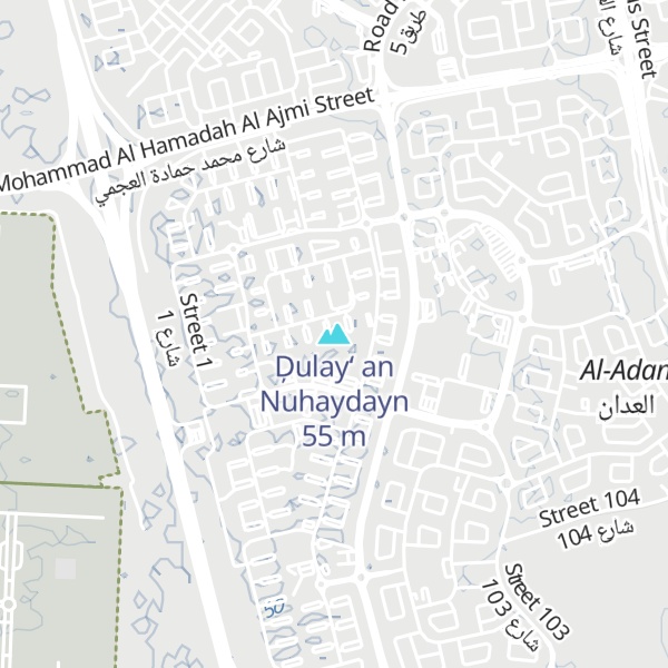 Map of Ḑulay‘ an Nuhaydayn
