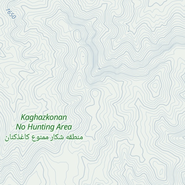 Map of Kūh-e Gūnī