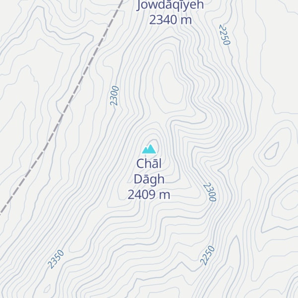 Map of Chāl Dāgh