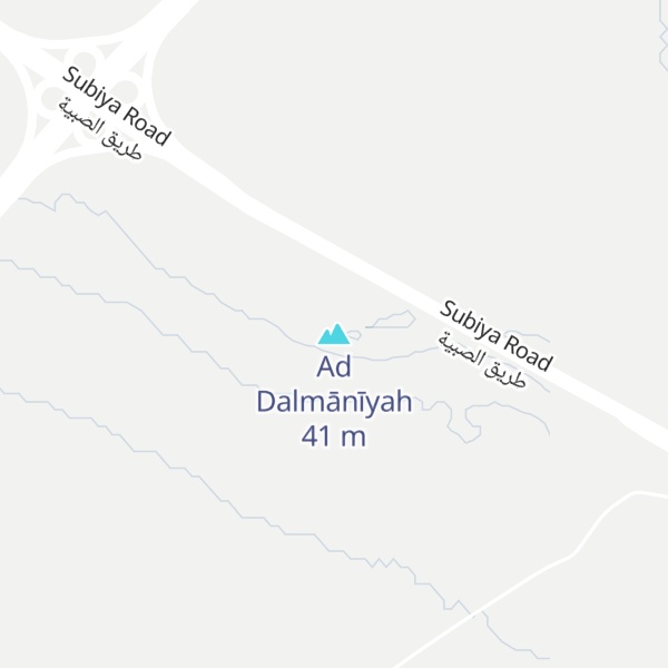 Map of Ad Dalmānīyah