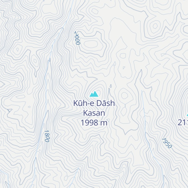Map of Kūh-e Dāsh Kasan