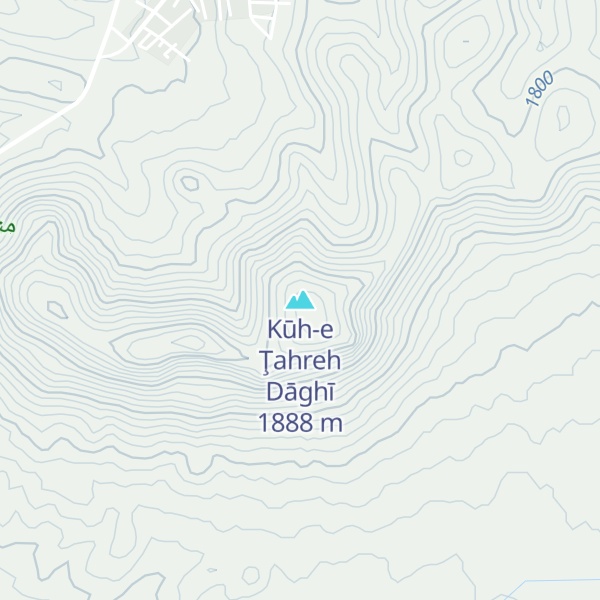 Map of Kūh-e Ţahreh Dāghī