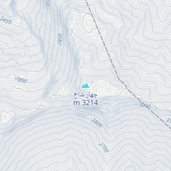 Map of چهار شاخ