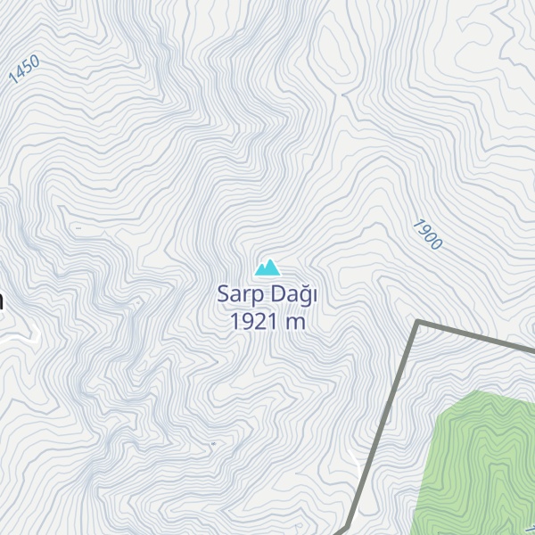 Map of Sarp Dağı