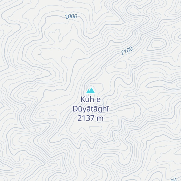 Map of Kūh-e Dūyātāghī
