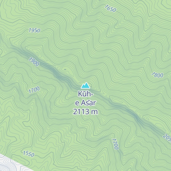 Map of Kūh-e As̄ar