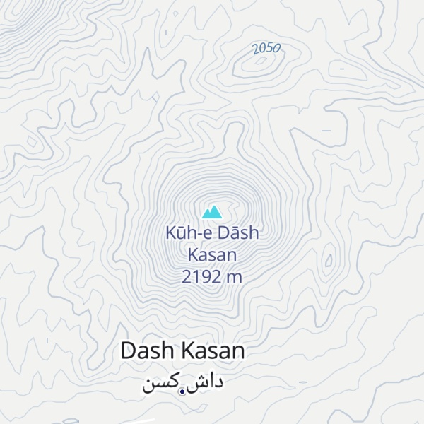 Map of Kūh-e Dāsh Kasan
