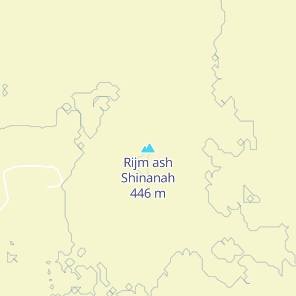 Map of Rijm ash Shinanah