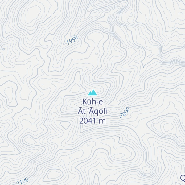 Map of Kūh-e Āt ‘Āqolī