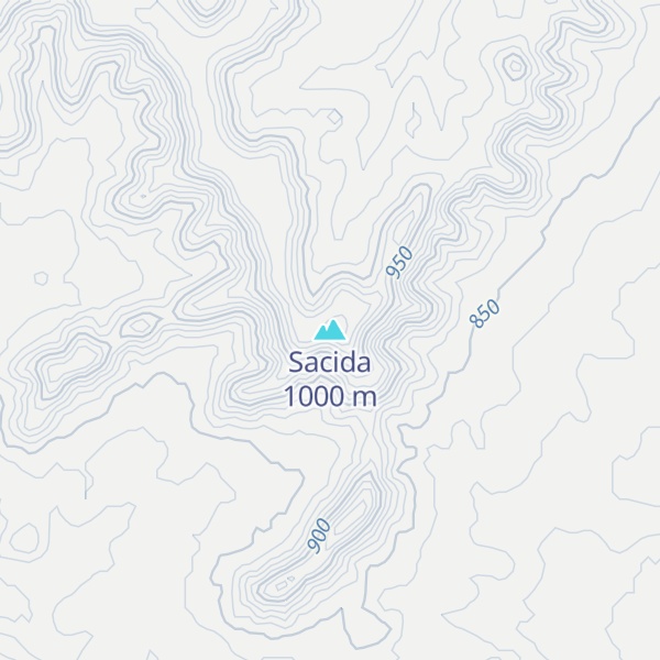 Map of Sacida